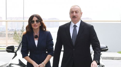 Prezident və xanımı Pekində ziyafətdə iştirak etdi
