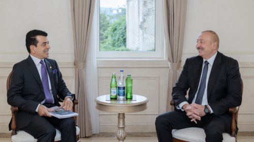 Prezident Şuşada ICESCO-nun Baş direktorunu qəbul etdi