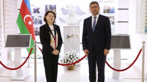 MEDİA-da Beynəlxalq Türk Mədəniyyəti və İrsi Fondunun prezidenti ilə görüş keçirildi