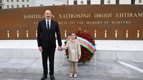 Hikmət Hacıyev Prezidentlə balaca Nilayın şəklini paylaşdı: "Danışan fotolar"