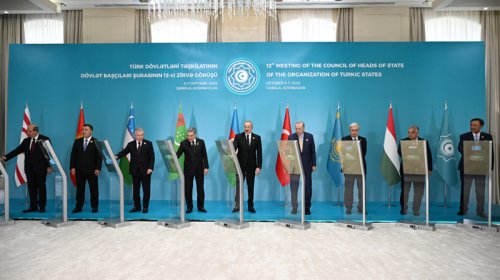 Türkmənistan tərəfindən Füzulidə tikiləcək məscidin onlayn formatda təməli qoyuldu - FOTO