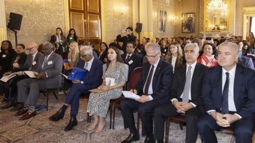 Leyla Əliyeva Londonda yüksək səviyyəli iqlim dialoqunda iştirak etdi - FOTO