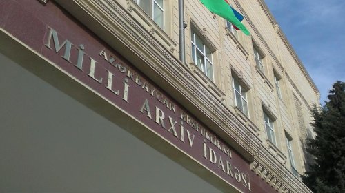 Milli Arxiv İdarəsi yarım milyonluq invertar alır
