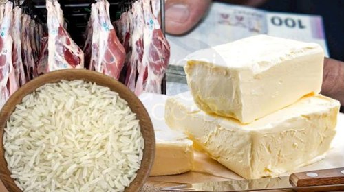 Əti xaricdən 3,9, kərə yağını 11,7, düyünü 1,7 manta alırıq... - SİYAHI