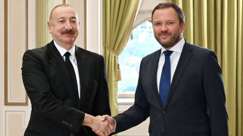İlham Əliyev Estoniyanın xarici işlər nazirini qəbul etdi - FOTO