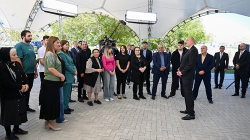 İlham Əliyev: Bu gün bütün Qarabağ və Şərqi Zəngəzur tikinti meydançasıdır