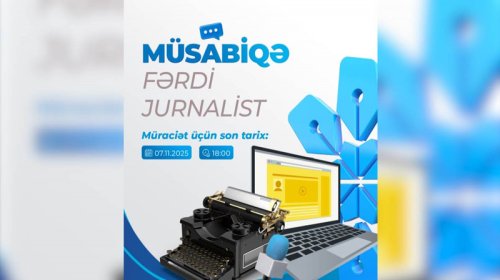 MEDİA jurnalistlər üçün müsabiqə elan etdi