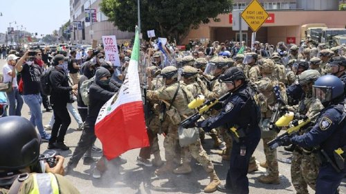 Tramp daxili qüvvələr yaradır: Pentaqon etirazları yatırmaq üçün 20 min əsgər hazırlayır