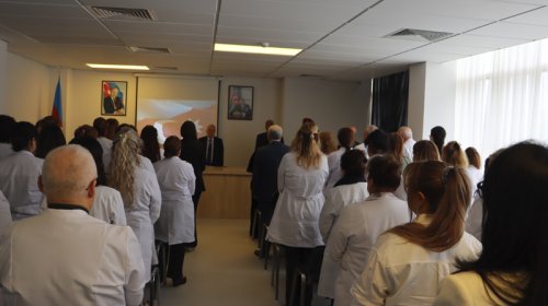 Elmi-Tədqiqat Tibbi Profilaktika İnstitutunda Zəfər Günü qeyd olundu - FOTO