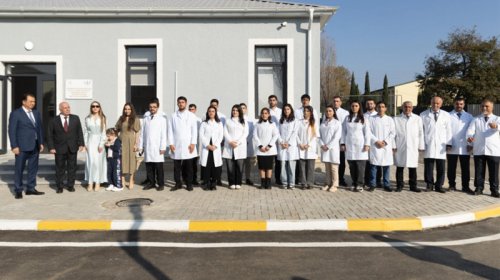 Leyla Əliyeva və Alena Əliyeva LDU-nun nəzdində yaradılmış Baytarlıq Klinikası ilə tanış oldu - FOTO