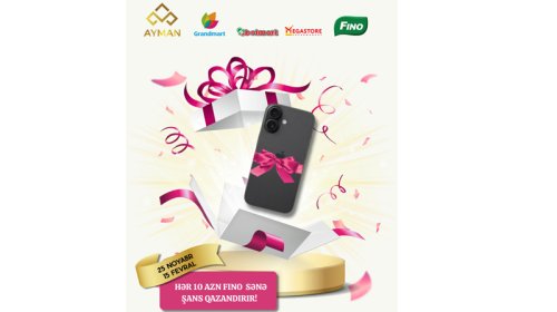 Bəzi marketlərdə "Fino"dan "Apple" qazanmaq şansı!" lotereyası başladı