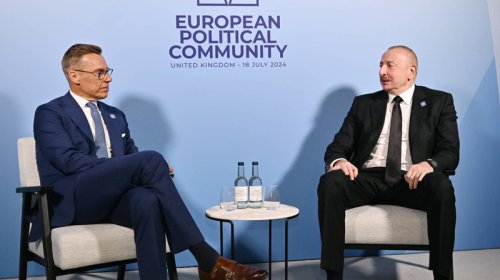 İlham Əliyev Aleksandr Stubba məktub göndərdi
