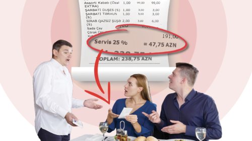 Restoranlarda müştəriləri soymağın yeni üsulu: İstədikləri qədər haqq tələb edirlər