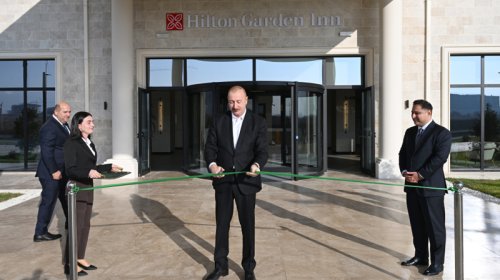 Prezident Xankəndi və Ağdama səfər etdi, açılışlar etdi - YENİLƏNİB