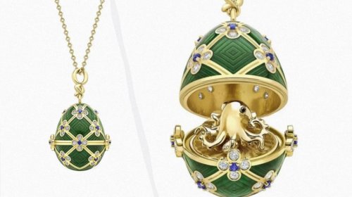 Oğru zərgərlik mağazasından çıxarmaq üçün "Faberge" yumurtasını udub