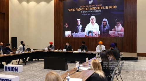 Bakıda Hindistanın etnik azlıqlara qarşı repressiv siyasətinə dair beynəlxalq konfrans keçirilir - FOTO