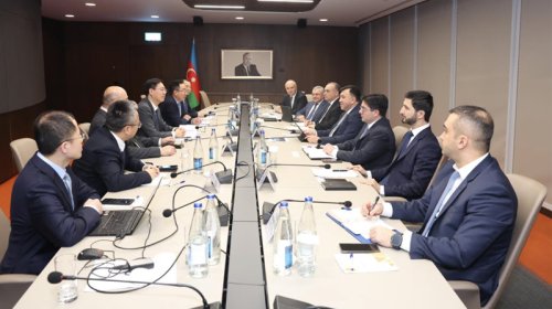 Səməd Bəşirli Çin şirkətlərinin rəhbərləri ilə görüşdü