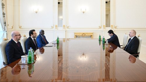 Prezident "Zayed İnsan Qardaşlığı Mükafatı" ilə bağlı nümayəndə heyətini qəbul etdi
