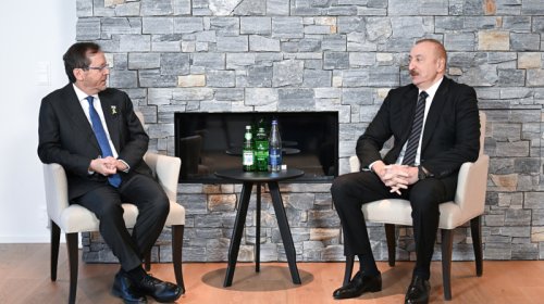 İlham Əliyev Davosda görüşlər keçirir - YENİLƏNİB