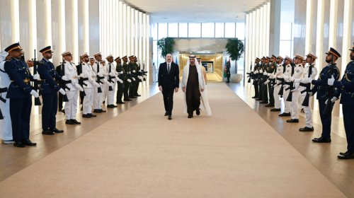 Prezidentin sosial media səhifələrində BƏƏ-yə işgüzar səfərindən video paylaşıldı