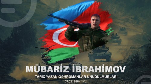 Bu gün Milli Qəhrəman Mübariz İbrahimovun doğum günüdür