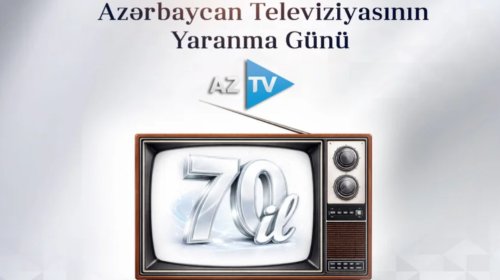Azərbaycan Televiziyasının fəaliyyətə başlamasından 70 il ötür