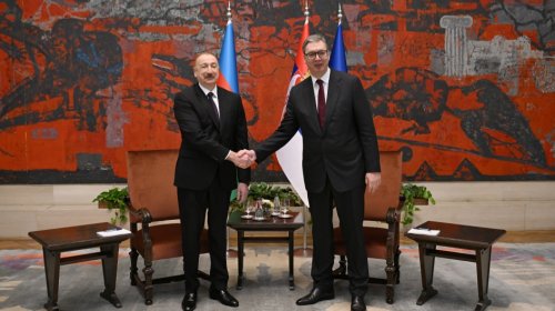 İlham Əliyevin Vuçiçlə təkbətək görüşü keçirildi - YENİLƏNİB