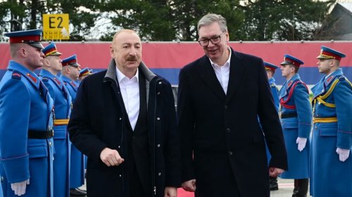 Prezidentin Serbiyaya səfəri başa çatdı - FOTO