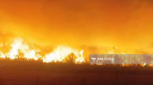 Cəbrayılda yanğın baş verib