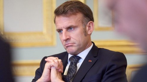 Makron: Müharibə Rusiya üçün eyni anda üç məğlubiyyət oldu