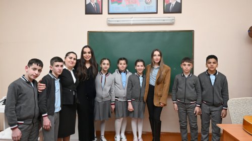 Leyla və Alena Əliyevalar Qubada - FOTOLAR