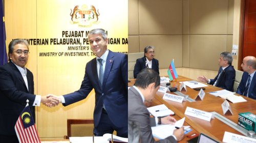 Azərbaycan ilə Malayziya arasında iqtisadi əlaqələr müzakirə olunub