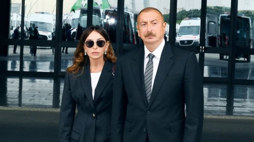 Prezident və birinci xanım Xocalı Soyqırımı Memorialının açılışında iştirak etdi
