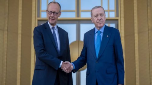 Ərdoğan və Merts İrana qarşı hücumları müzakirə ediblər