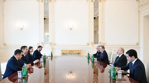 Prezident Moldovanın Baş nazirinin müavinini qəbul etdi - FOTO