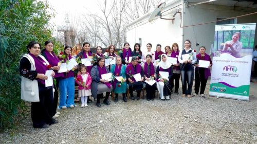 AFAQ layihəsi çərçivəsində Füzulidə qadın fermerlərə avadanlıqlar təqdim olunub