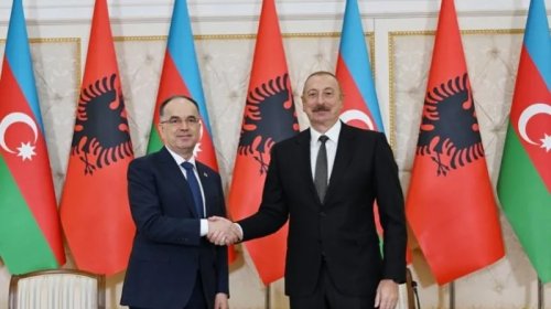 İlham Əliyev Albaniya Prezidentinə qətiyyətli mövqeyinə görə minnətdarlıq etdi
