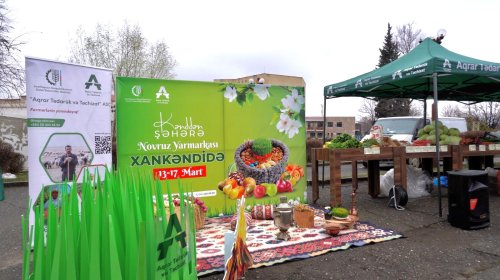 Xankəndidə &ldquo;Kənddən Şəhərə&rdquo; Novruz yarmarkası keçirilir - FOTO
