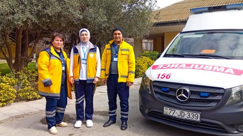 Qobu və Sarayda yeni təcili tibbi yardım stansiyaları istifadəyə verilib