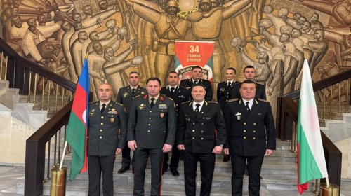 Hərbi polisin nümayəndə heyəti Bolqarıstana səfər edib - FOTOLAR