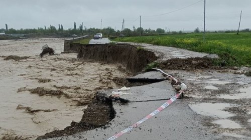 Sel avtomobil yolunu yararsız hala saldı