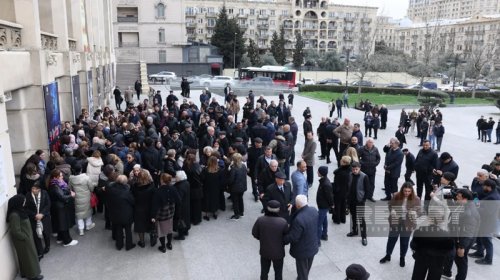 Rasim Balayevlə vida mərasimi keçirilir - FOTO