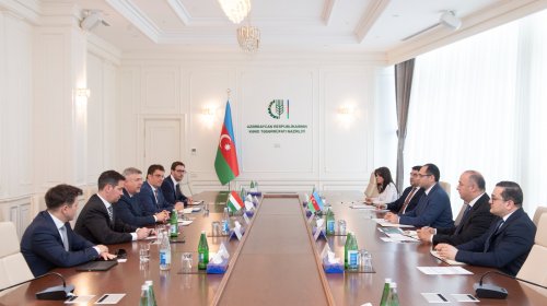 Nazir Macarıstanın Azərbaycandakı səfiri və TDT-nin Budapeştdəki Nümayəndəliyinin icraçı direktoru ilə görüşüb