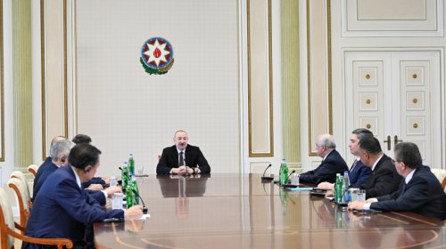 Prezident TDT dövlətlərinin hökumət başçılarını qəbul etdi - FOTO