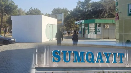 Sumqayıtda kuryoz hadisə: Bu obyekt kimindir? - VİDEO