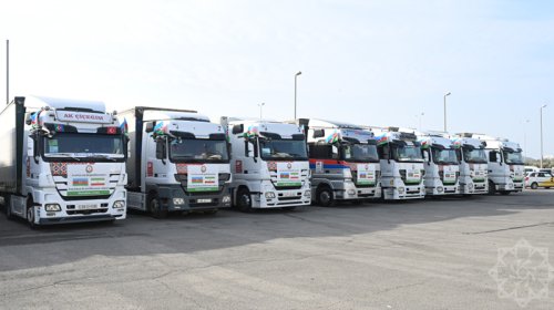 Prezidentin tapşırığı ilə İrana növbəti humanitar yardım yola salındı - FOTO