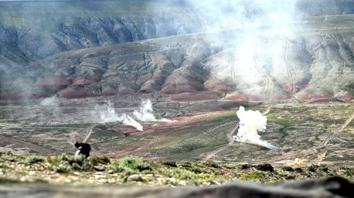 Zakir Həsənov taktiki təlimin gedişini yoxlayıb