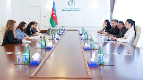 Kənd Təsərrüfatı Nazirliyində Asiya İnkişaf Bankının nümayəndə heyəti ilə görüş keçirilib