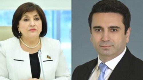 Azərbaycan və Ermənistan parlamentlərinin sədrləri görüşdü

