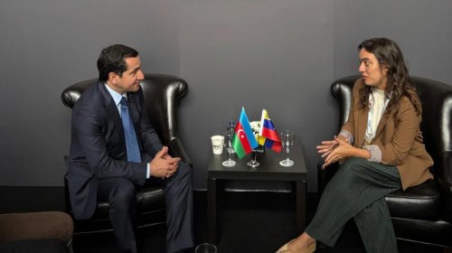 Hikmət Hacıyev Venesuelanın XİN rəhbərinin müavini müzakirələr apardı
